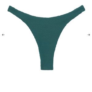 monday swimwear SET -Tamarama Bottom & Palm Springs Top BOTH OCEAN GREEN CRINKLE